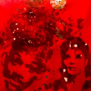 Abstract FreshPrince X MichaelJackson Stencil tee